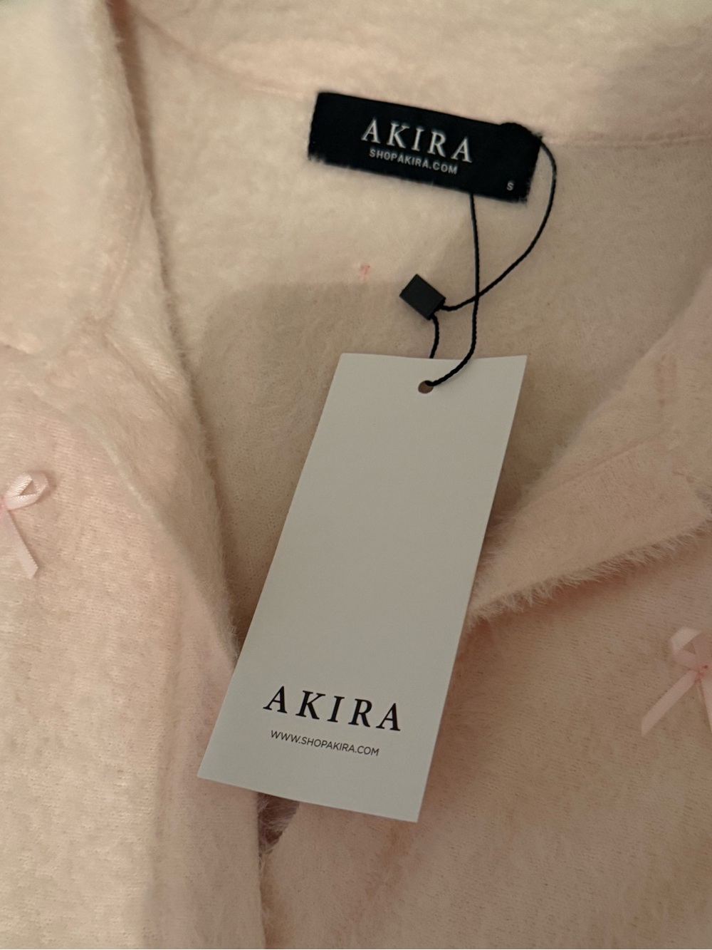 AKIRA Bow Down Mini Dress in Pink - Picture 12 of 13